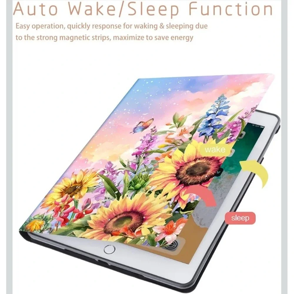 Case for iPad 6th/5th Generation (2018/2017) 9.7 Inch, for iPad Air 2/Air 1 Gen,